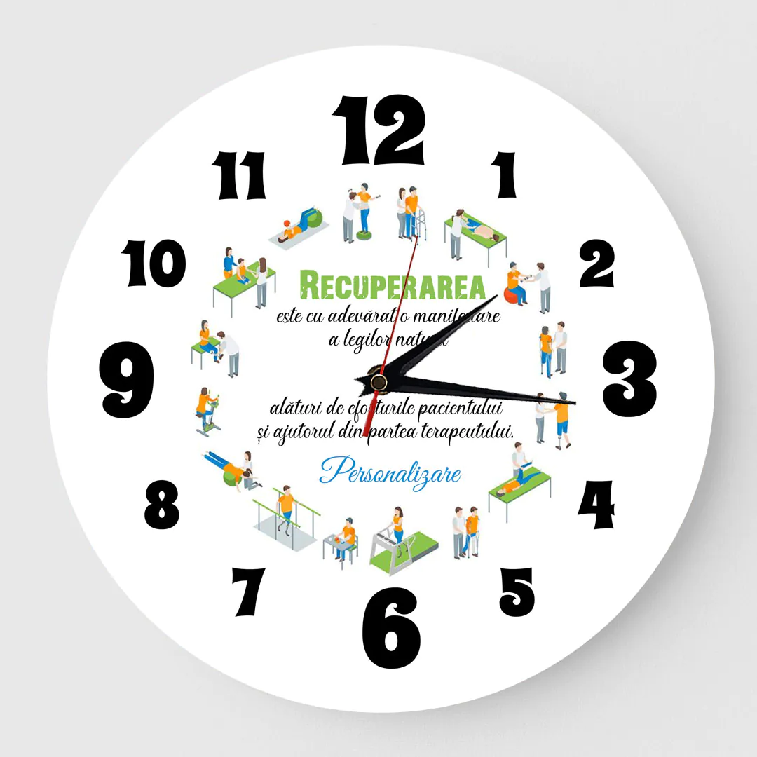 Ceas personalizat fizioterapeut kinetoterapeut 01