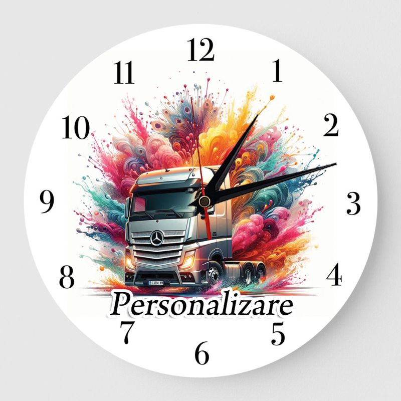 Ceas personalizat sofer tir Mercedes 01 Ceas personalizat sofer tir Mercedes 01