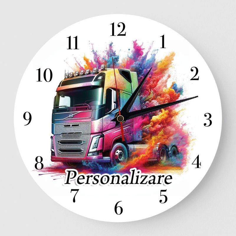 Ceas personalizat sofer tir Volvo 01 Ceas personalizat sofer tir Volvo 01