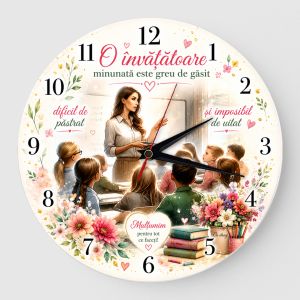 ceas personalizat o invatatoare minunata 01