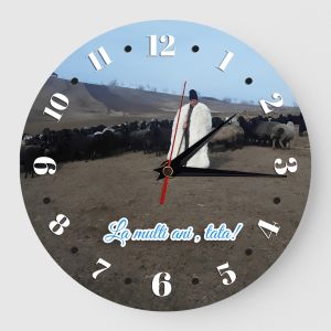 Ceas Decorativ Personalizat cu Poza Model 2