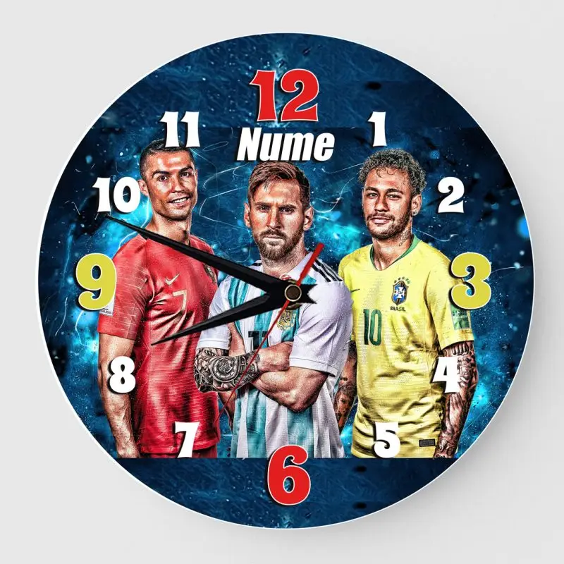 Ceas personalizat Cristiano Ronaldo Lionel Messi Neymar