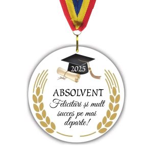 Medalie Absolvent Felicitari