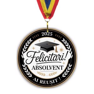 Medalie Absolvent Felicitari Model 2 - Acrilic - 7 cm