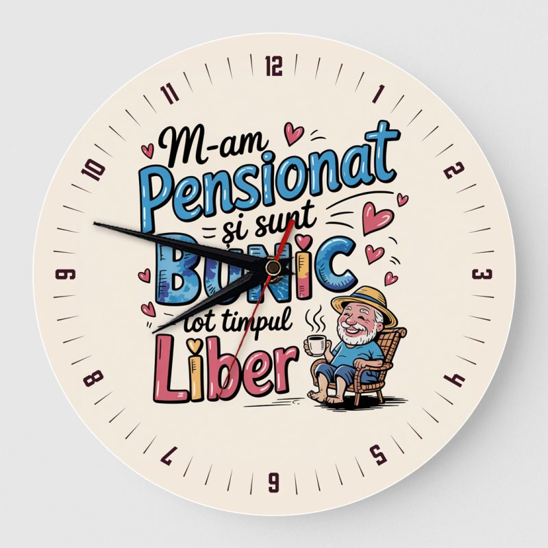 Ceas cadou pensionar bunic