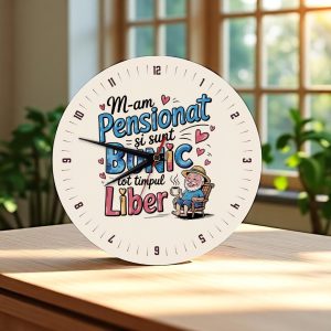 Ceas cadou pensionar bunic personalizat