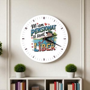 Ceas cadou pensionar liber la pescuit personalizat
