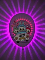 Lampă de perete personalizată - iluminare LED Labubu