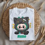 Tricou personalizat labubu cat meow