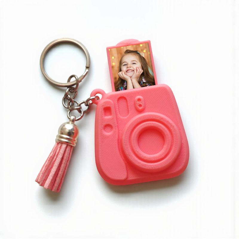 Breloc cu poza Aparat Foto Instax Polaroid