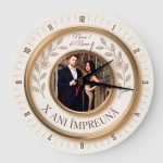 Ceas cadou elegant aniversare casatorie cu poza ro