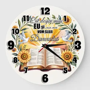 Ceas crestin porumbei eu si familia vom sluji Domnului