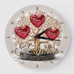 Ceas Personalizat- Copacul vietii Familia este