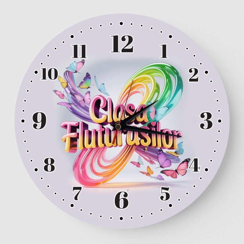 Ceas Clasa Fluturasilor colorati