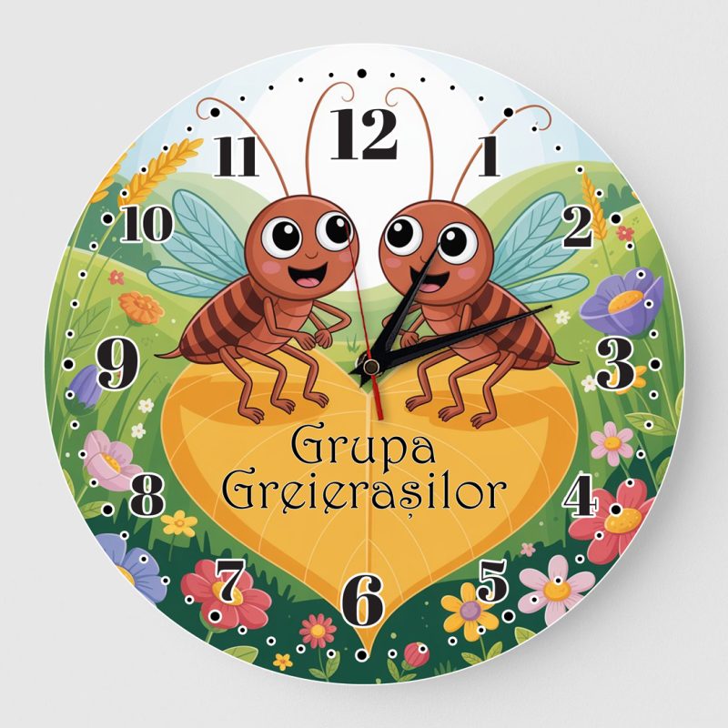 Ceas de perete Grupa Greierasilor