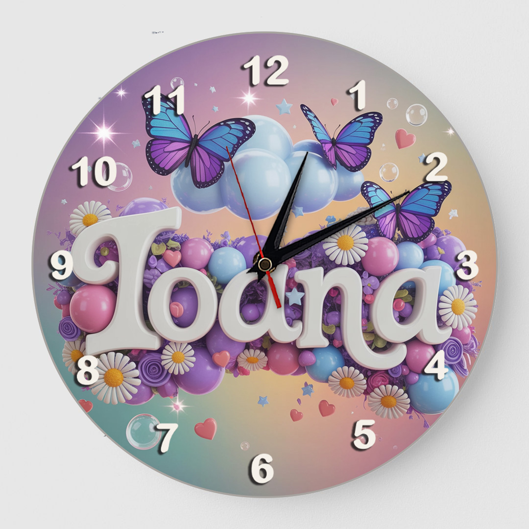 Ceas personalizat cadou Ioana 03