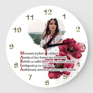 Ceas personalizat cu poza Maria Maci