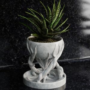 Vaza decorativa suport - Spirala Copac