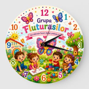 ceas gradinita grupa fluturasilor