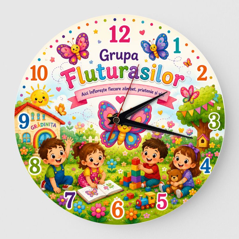 ceas gradinita grupa fluturasilor