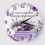 Ceas cadou la casa cu nasi buni lavanda