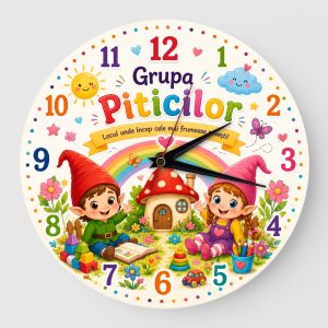 Ceas gradinita Grupa Piticilor educatoare