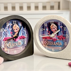 Ceas de birou personalizat cu nume Elsa 01