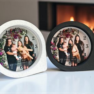 Ceas de birou personalizat cu Poza si Mesaj