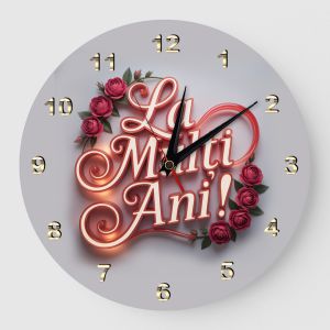 Ceas Cadou La multi ani trandafiri rosii