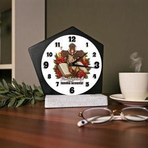 Ceas birou creștin religios Binecuvântată fie familia aceasta