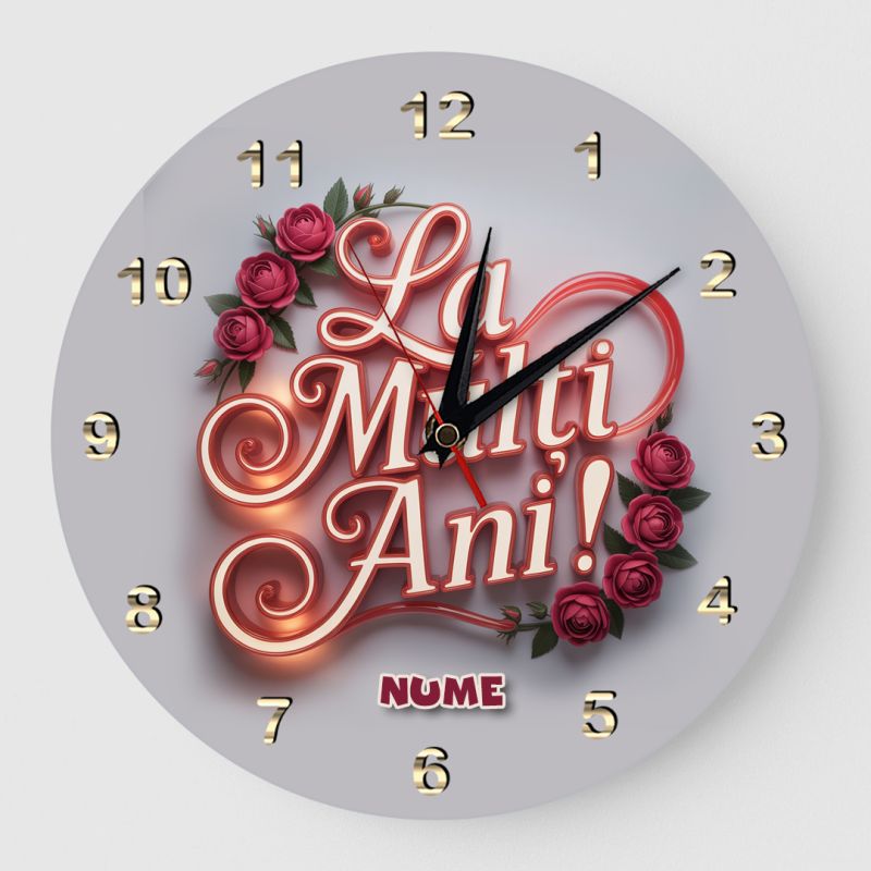 ceas la multi ani nume