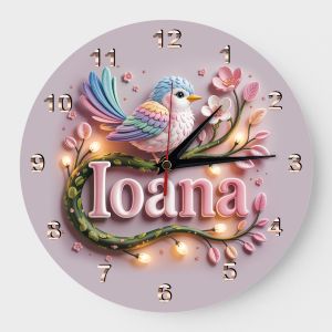 Ceas cadou Ioana pasare albastra 07