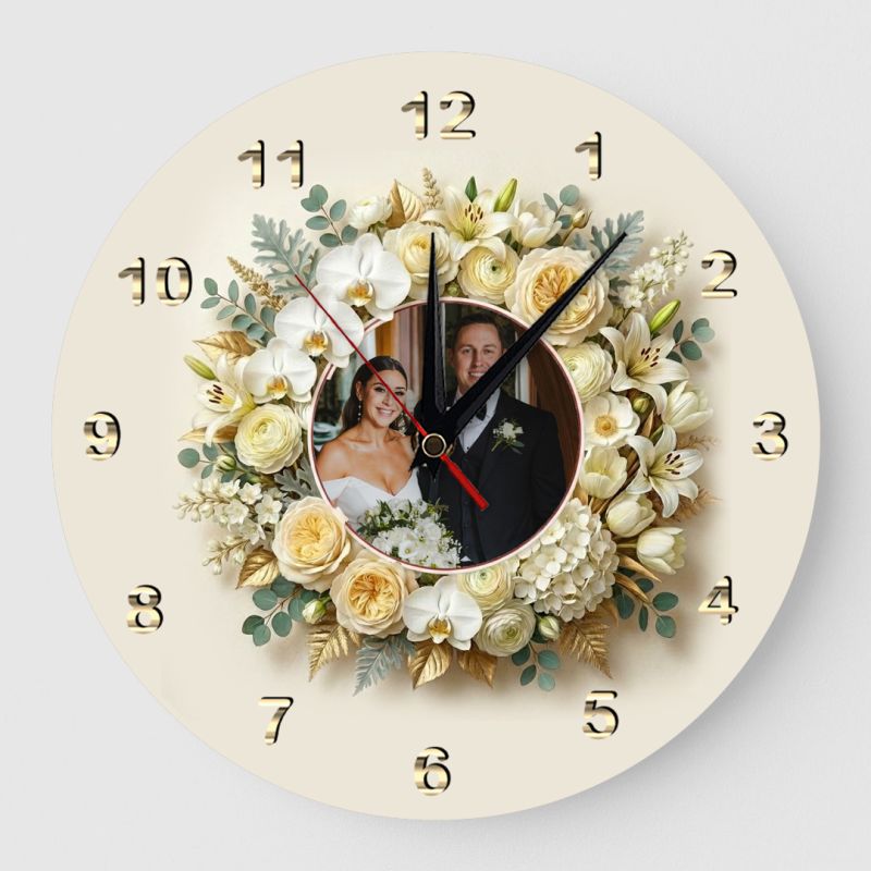 Ceas cadou cu poza wedding flowers Ceas cadou cu poza wedding flowers