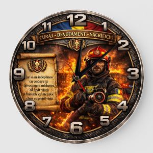 Ceas Personalizat Juramant Pompier