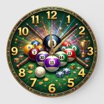 Ceas de perete Biliard 01