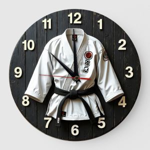 Ceas de perete Karate Kimono