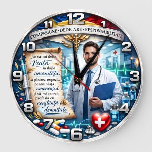 Ceas personalizat Cadou Juramant Medic barbat