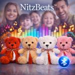 Ursuleț cu Boxă Bluetooth – Îmbrățișarea care Cântă NitzBeats 4 culori 2