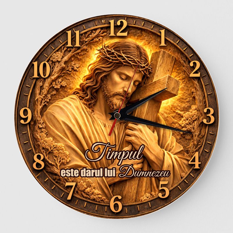 Ceas Iisus cu crucea Sfanta in Lumina Ceas Iisus cu crucea Sfanta in Lumina