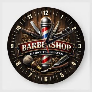Ceas Personalizat Ustensile Barbershop