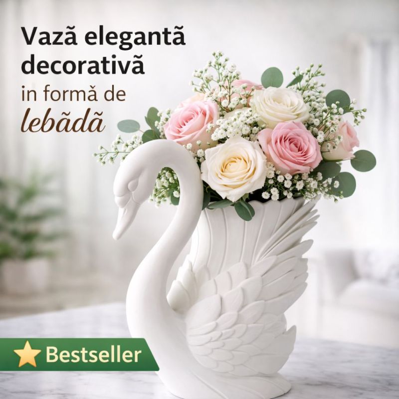 Vaza decorativa Lebada