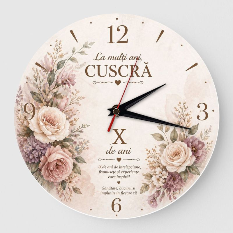 Ceas Cadou Personalizat Cuscra