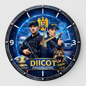 Ceas DIICOT Personalizat – Cadou Special pentru Antidrog