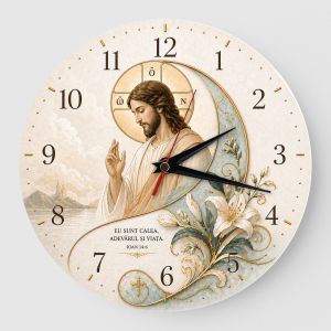 Ceas de Perete Creștin – „Eu sunt Calea, Adevărul și Viața”