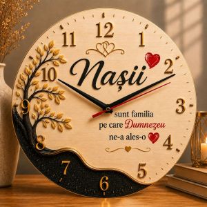 Ceas Cadou Nasi Premium - Familia pe care a ales-o Dumnezeu