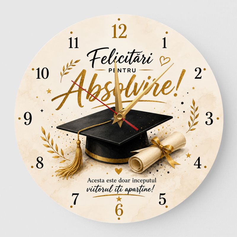 Ceas Felicitari pentru Absolvire