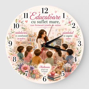 Ceas cadou Educatoare cu suflet mare