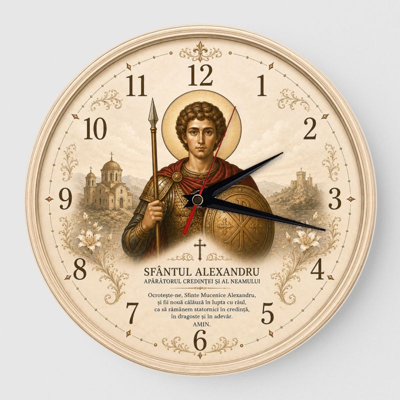 Ceas crestin cadou Sf Alexandru Ceas crestin cadou Sf Alexandru