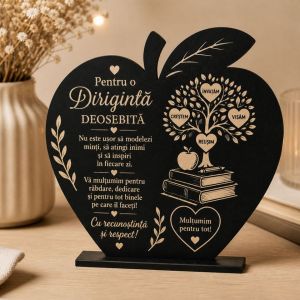 Trofeu Personalizat Cadou pentru diriginta forma de mar