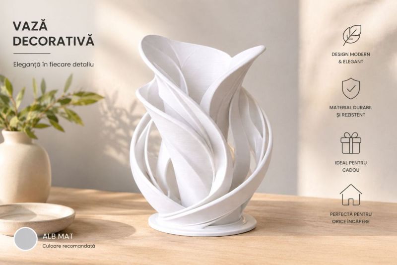 Vaza decorativa Moderna AuraFlow